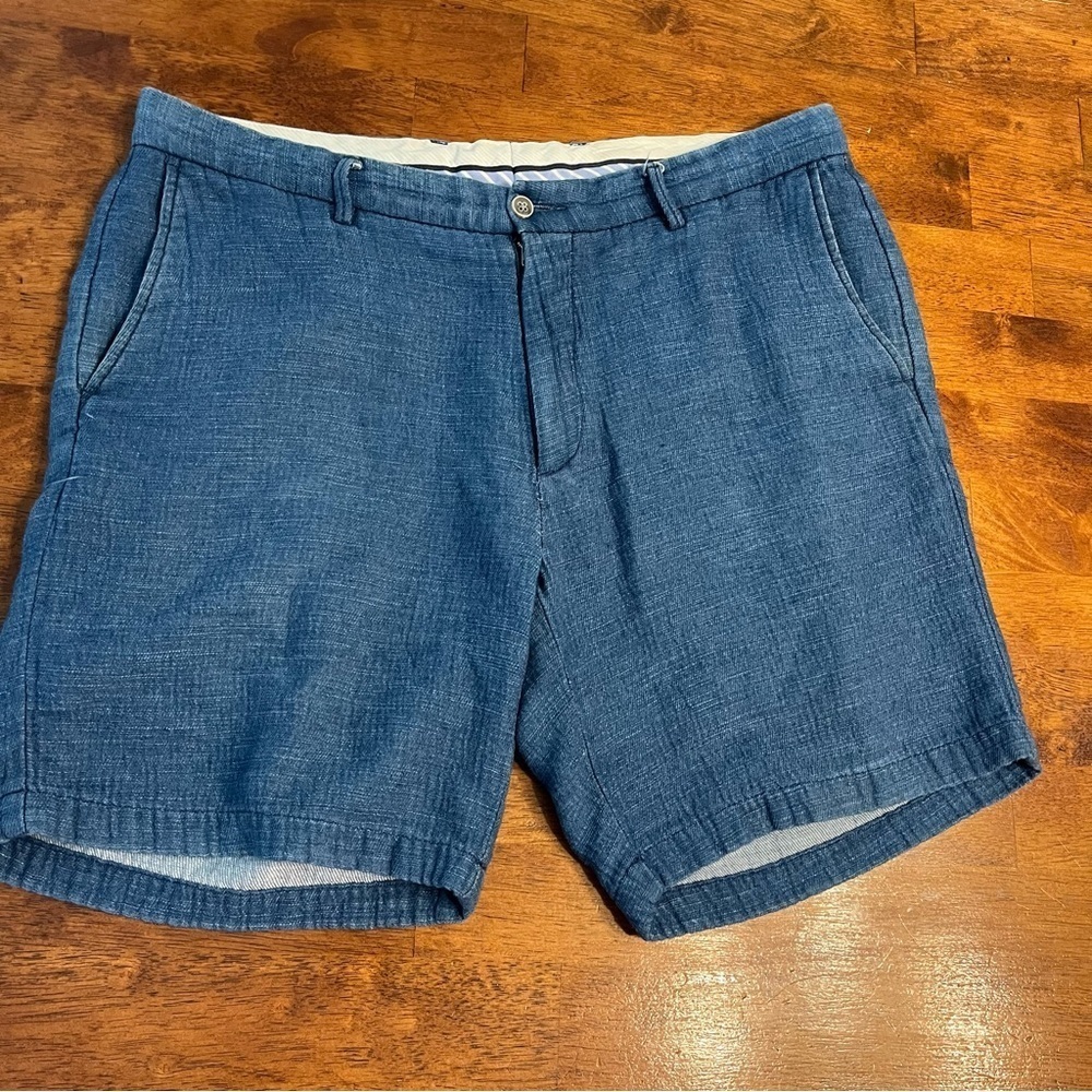 Peter Millar blue 100% cotton shorts size 34